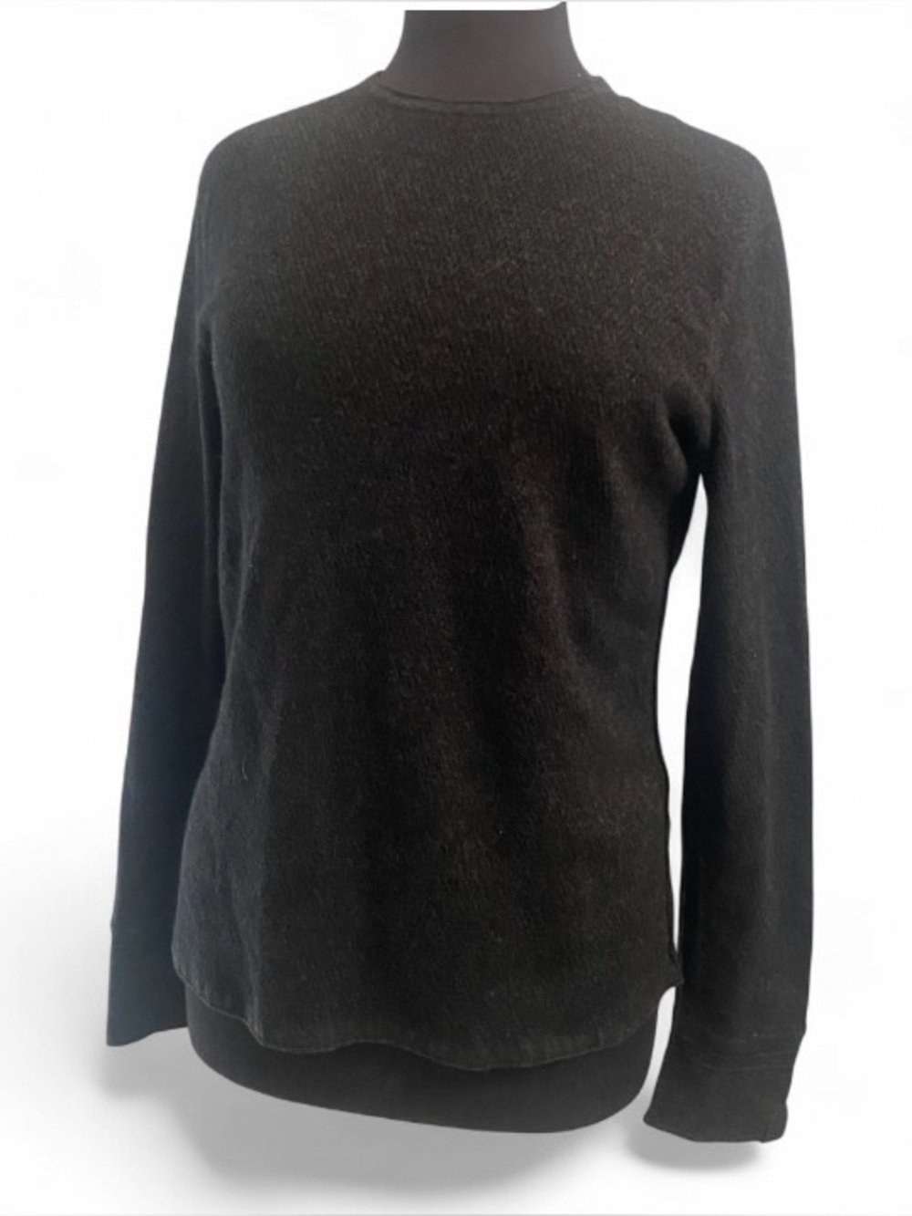 RAG & BONE Extra Fine Merino Wool blend Soft Sweater Top Black Size M